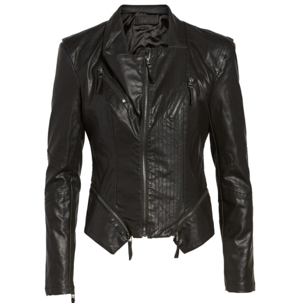 Faux Leather Jacket - Picture 2 of 7